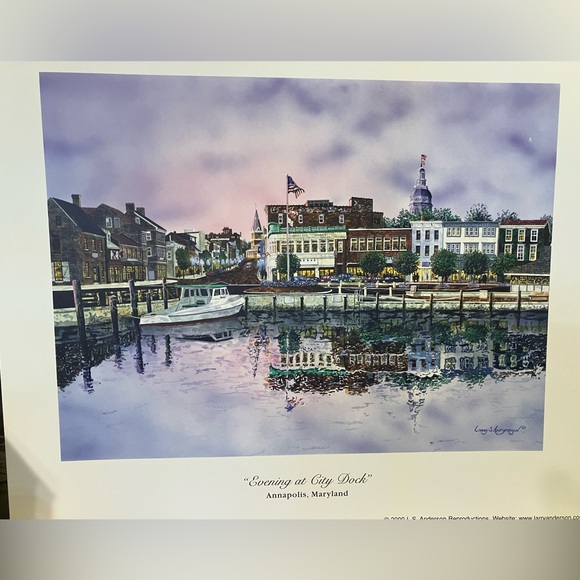 “Evening at City Dock” by Larry S. Anderson - Picture 6 of 6